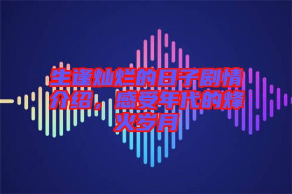 生逢?duì)N爛的日子劇情介紹，感受年代的烽火歲月