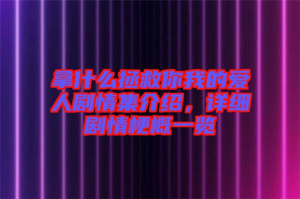 拿什么拯救你我的愛(ài)人劇情集介紹，詳細(xì)劇情梗概一覽