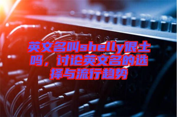 英文名叫shelly很土嗎，討論英文名的選擇與流行趨勢(shì)