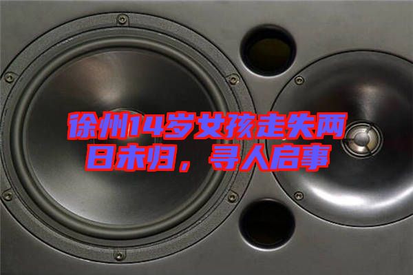 徐州14歲女孩走失兩日未歸，尋人啟事