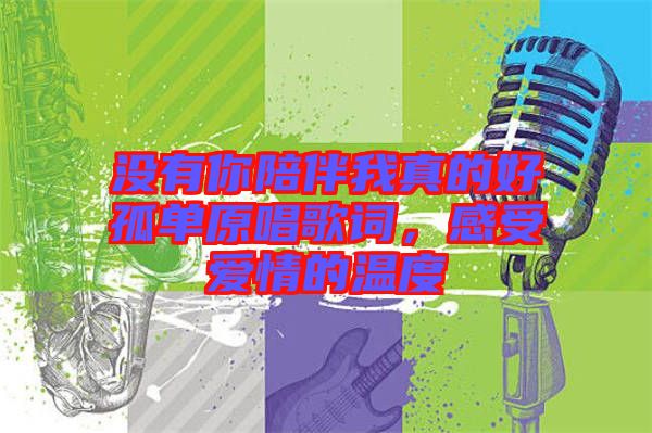 沒(méi)有你陪伴我真的好孤單原唱歌詞，感受愛(ài)情的溫度