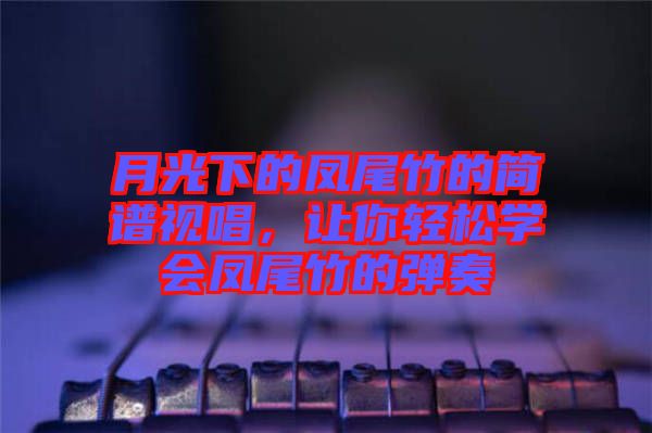 月光下的鳳尾竹的簡譜視唱，讓你輕松學(xué)會鳳尾竹的彈奏
