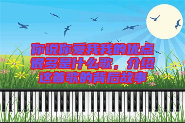 你說你愛我我的優(yōu)點(diǎn)很多是什么歌，介紹這首歌的背后故事