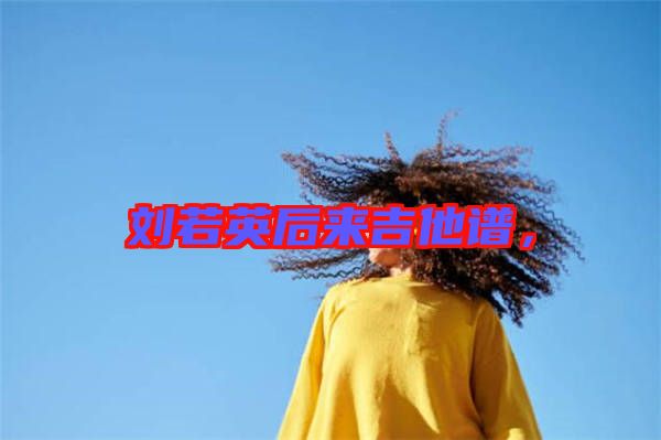 劉若英后來吉他譜，