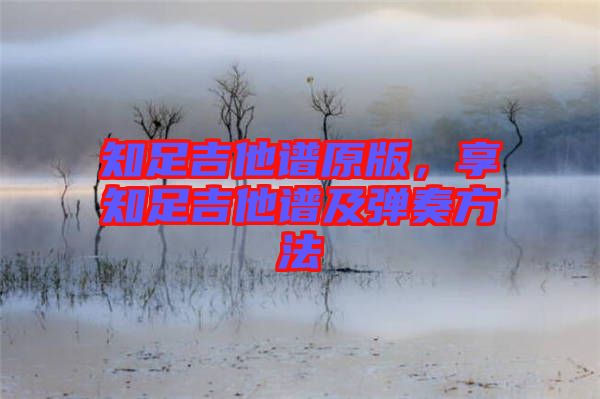 知足吉他譜原版，享知足吉他譜及彈奏方法