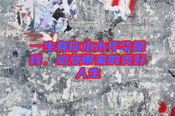 一生有你水木年華酷我，感受帶來的美好人生