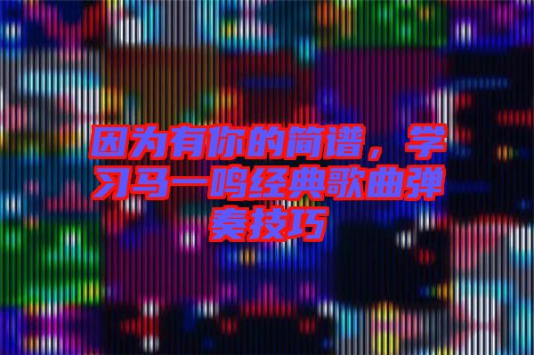 因?yàn)橛心愕暮?jiǎn)譜，學(xué)習(xí)馬一鳴經(jīng)典歌曲彈奏技巧