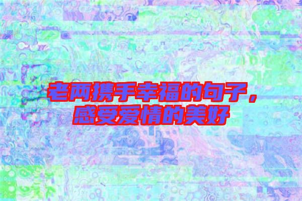 老兩攜手幸福的句子，感受愛(ài)情的美好