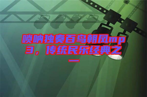 嗩吶獨(dú)奏百鳥朝鳳mp3，傳統(tǒng)民樂經(jīng)典之一