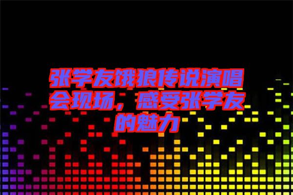 張學友餓狼傳說演唱會現(xiàn)場，感受張學友的魅力