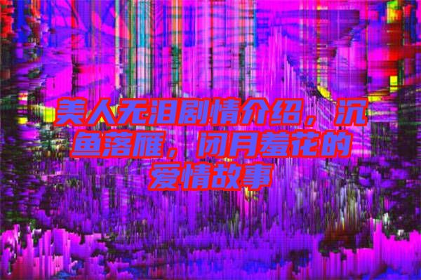 美人無淚劇情介紹，沉魚落雁，閉月羞花的愛情故事