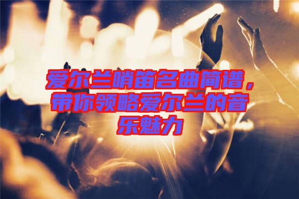 愛爾蘭哨笛名曲簡譜，帶你領(lǐng)略愛爾蘭的音樂魅力