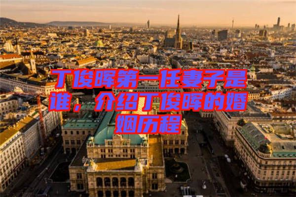丁俊暉第一任妻子是誰，介紹丁俊暉的婚姻歷程