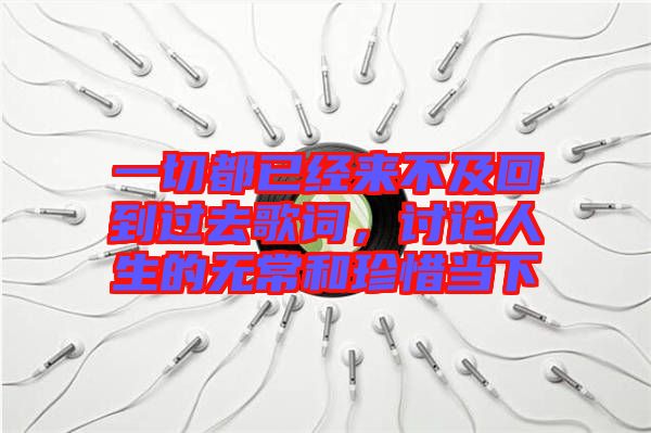 一切都已經(jīng)來不及回到過去歌詞，討論人生的無常和珍惜當(dāng)下