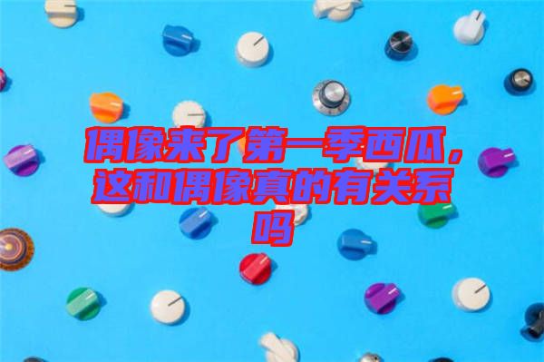 偶像來了第一季西瓜，這和偶像真的有關(guān)系嗎