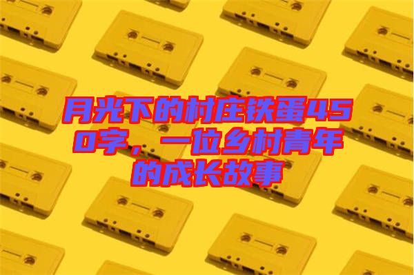 月光下的村莊鐵蛋450字，一位鄉(xiāng)村青年的成長故事