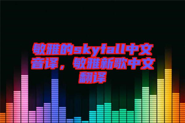 敏雅的skyfall中文音譯，敏雅新歌中文翻譯