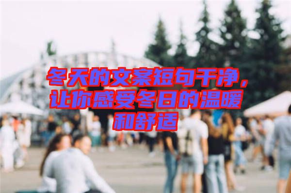 冬天的文案短句干凈，讓你感受冬日的溫暖和舒適