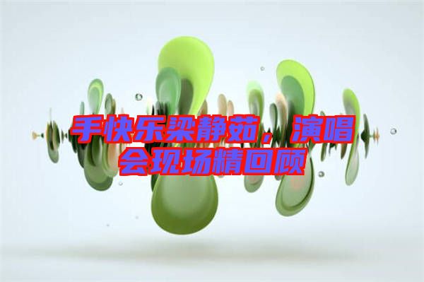 手快樂(lè)梁靜茹，演唱會(huì)現(xiàn)場(chǎng)精回顧