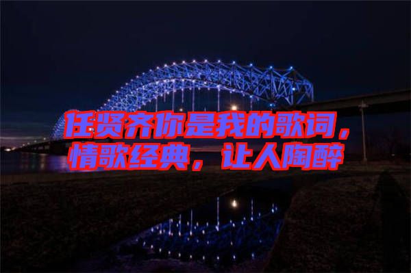 任賢齊你是我的歌詞，情歌經典，讓人陶醉