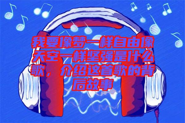 我要像夢一樣自由像天空一樣堅強是什么歌，介紹這首歌的背后故事