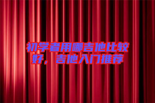 初學(xué)者用哪吉他比較好，吉他入門推薦
