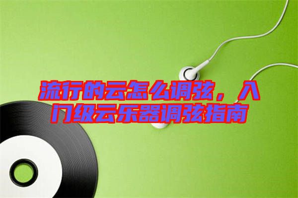 流行的云怎么調(diào)弦，入門(mén)級(jí)云樂(lè)器調(diào)弦指南