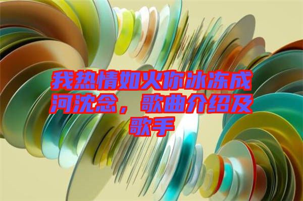 我熱情如火你冰凍成河沈念，歌曲介紹及歌手
