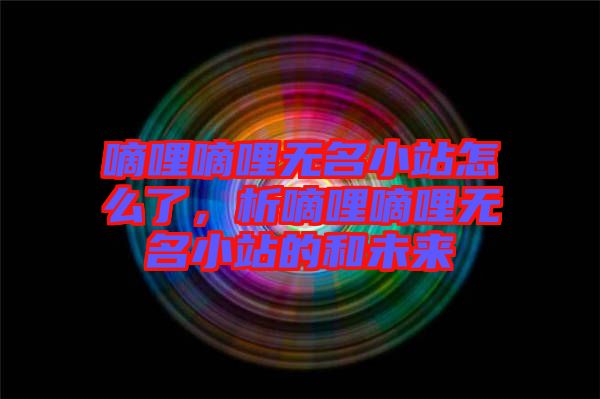 嘀哩嘀哩無(wú)名小站怎么了，析嘀哩嘀哩無(wú)名小站的和未來(lái)
