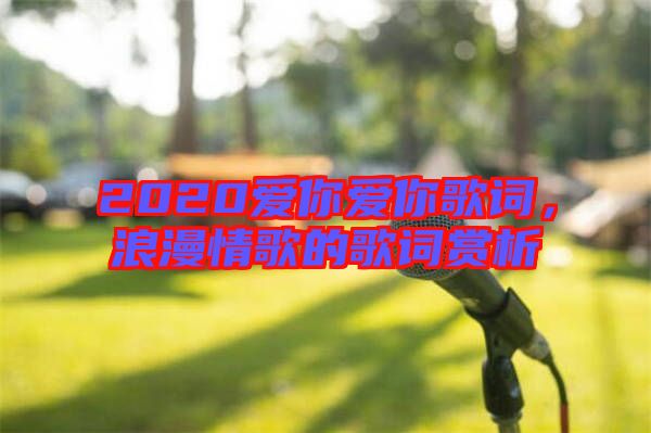 2020愛(ài)你愛(ài)你歌詞，浪漫情歌的歌詞賞析