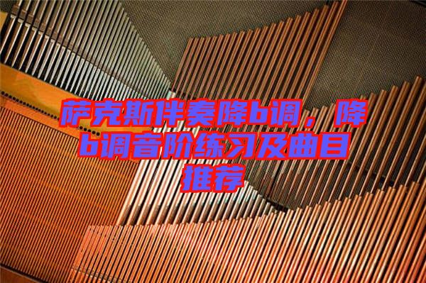 薩克斯伴奏降b調(diào)，降b調(diào)音階練習(xí)及曲目推薦