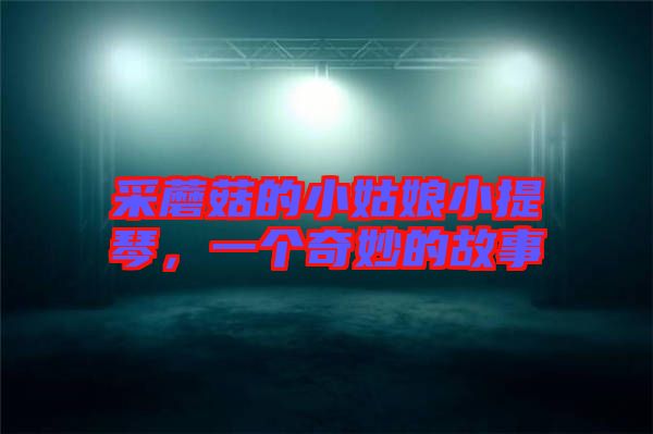 采蘑菇的小姑娘小提琴，一個奇妙的故事