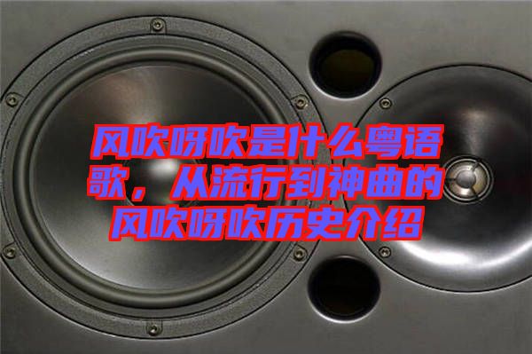 風(fēng)吹呀吹是什么粵語(yǔ)歌，從流行到神曲的風(fēng)吹呀吹歷史介紹