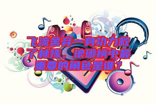 飛流舍棄一身功力救了林殊，瑯琊榜中最重要的角色是誰(shuí)？