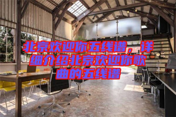 北京歡迎你五線譜，詳細介紹北京歡迎你歌曲的五線譜