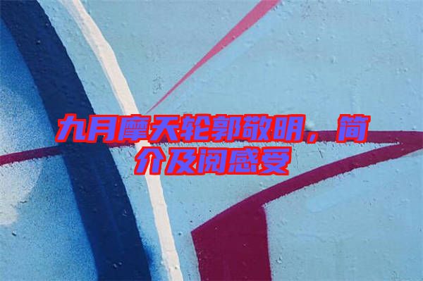 九月摩天輪郭敬明，簡(jiǎn)介及閱感受