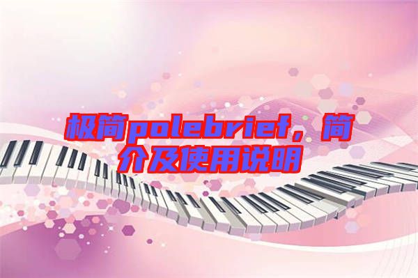 極簡(jiǎn)polebrief，簡(jiǎn)介及使用說(shuō)明