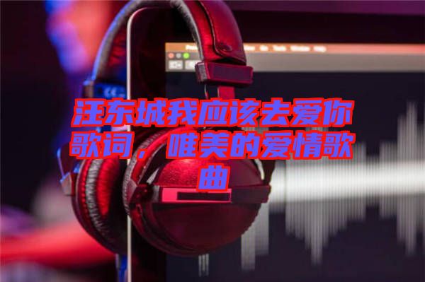 汪東城我應(yīng)該去愛(ài)你歌詞，唯美的愛(ài)情歌曲