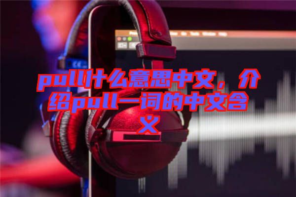 pull什么意思中文，介紹pull一詞的中文含義
