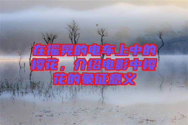 在搖晃的電車上中的櫻花，介紹電影中櫻花的象征意義