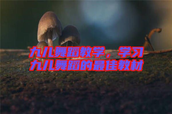 九兒舞蹈教學(xué)，學(xué)習(xí)九兒舞蹈的最佳教材