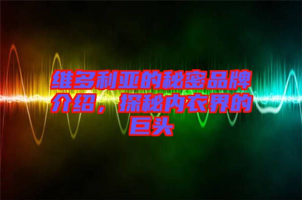 維多利亞的秘密品牌介紹，探秘內(nèi)衣界的巨頭