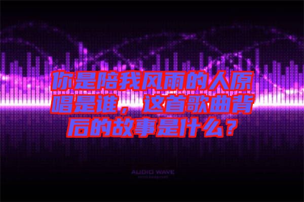 你是陪我風雨的人原唱是誰，這首歌曲背后的故事是什么？