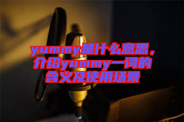 yummy是什么意思，介紹yummy一詞的含義及使用場景