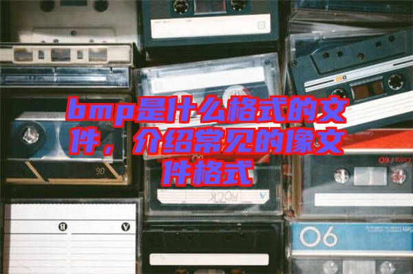 bmp是什么格式的文件，介紹常見的像文件格式