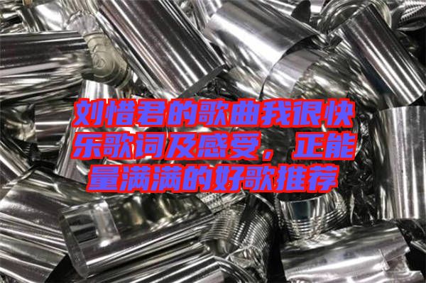 劉惜君的歌曲我很快樂歌詞及感受，正能量滿滿的好歌推薦