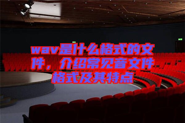 wav是什么格式的文件，介紹常見音文件格式及其特點(diǎn)