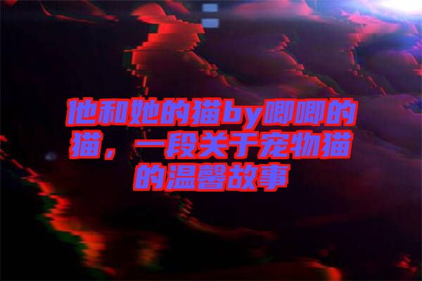 他和她的貓by唧唧的貓，一段關(guān)于寵物貓的溫馨故事