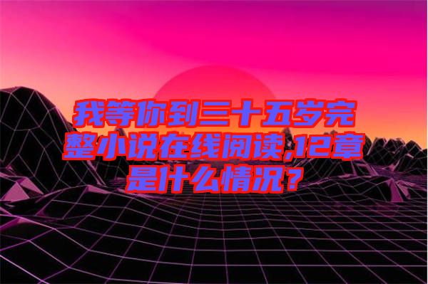 我等你到三十五歲完整小說在線閱讀,12章是什么情況？