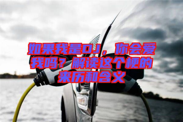 如果我是DJ，你會(huì)愛(ài)我嗎？解讀這個(gè)梗的來(lái)歷和含義